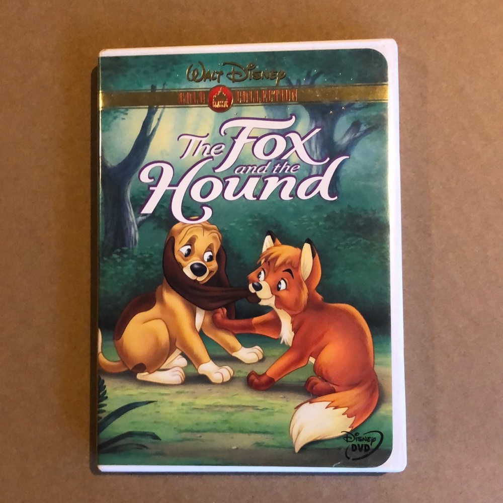 Walt Disney The Fox and the Hound DVD, missing inside pamphlet